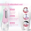 Kép 2/5 - HailiCare víznyomásos fogtisztító szájzuhany - 5 fejjel - Rózsaszín