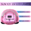 Kép 4/6 - SUN Y21 UV/LED műkörmös lámpa - Rózsaszín