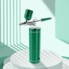 Kép 6/7 - AirBrush Kozmetikai vezeték nélküli hordozható kézi festékszóró pisztoly 0,3 mm-es nano fúvókával - Zöld