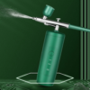 Kép 2/5 - AirBrush Kozmetikai vezeték nélküli hordozható kézi festékszóró pisztoly 0.3 mm-es nano fúvókával - Zöld