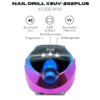 Kép 2/6 - Nail Drill professzionális elektromos körömcsiszoló XSUV-202Plus - Shiny Ombre Metalic