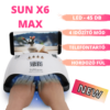 Kép 2/7 - Sun X6 Max UV LED Műkörmös lámpa - 45 LED - 220 W