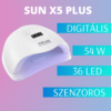 Kép 2/4 - Sun X5 Plus UV/LED műkörmös lámpa mini csiszológéppel