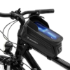 Kép 1/7 - Wozinsky vázra szerelhető kerékpártáska telefontartóval WBB28BK 1, 7 L