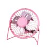 Kép 1/4 - Mini elektromos asztali ventilátor - rózsaszín - 15 cm