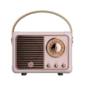 Kép 1/7 - ClassicRetro vezeték nélküli Bluetooth hangszóró - rózsaszín
