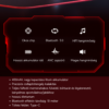 Kép 6/6 - Lenovo Thinkplus Th40 vezeték nélküli Bluetooth fejhallgató - Fekete/Piros