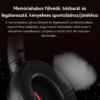 Kép 2/6 - Lenovo Thinkplus Th40 vezeték nélküli Bluetooth fejhallgató - Fekete/Piros