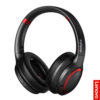 Kép 1/6 - Lenovo Thinkplus Th40 vezeték nélküli Bluetooth fejhallgató - Fekete/Piros