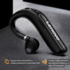 Kép 4/10 - LENOVO TW16 MONO Bluetooth headset (cseppálló, zajszűrő, forgatható bal és jobb fülre is) - Fekete