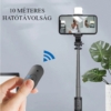 Kép 2/6 - Beépített LED-es Selfie bot bluetooth távirányítóval