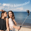 Kép 2/13 - Beépített LED-es Selfie bot bluetooth távirányítóval - XT-02S