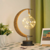 Kép 4/7 - Lightball fonott asztali hold dekorlámpa 