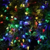 Kép 3/7 - Napelemes Karácsonyi Színes Toboz Fényfüzér - 50 LED