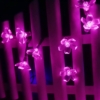 Kép 5/5 - Napelemes Karácsonyi Rózsaszín Cseresznyevirág Fényfüzér - 50 LED - 6,9 m