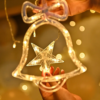 Kép 5/7 - Karácsonyi figurás LED fényfüzér - szarvas, harang, fenyőfa és csillag 4 m