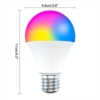 Kép 6/6 - LED Wifis dimmelhető, okos RGB izzó - E27, 9W - 2 db 