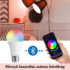 Kép 5/5 - TUYA Bluetooth okos RGB+CCT LED izzó - A19