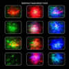 Kép 5/8 - Ülő asztronauta, galaxis projektor (LED) - Fehér/Csillagos