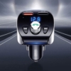 Kép 2/6 - Joyroom FM Transmitter Bluetooth 5.0 autós töltő MP3 2x USB TF micro SD 18 W 3 A Quick Charge 3.0 (JR-CL02)
