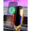 Kép 6/6 - Autós Qi vezeték nélküli töltő és telefontartó - Simple Fast R1 - Arany