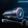 Kép 3/6 - Joyroom JR-CL08, 3 az 1-ben autós gyorstöltő, 1.5 m-es 45 W-os Lightning kábellel - Fekete
