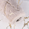 Kép 6/9 - Márvány mintás, aranyozott fürdőszobaszőnyeg - 39x59 cm - Bézs