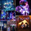 Kép 5/7 - Karácsonyi Napelemes Tündérfény Égősor Távirányítóval - 100 LED - színes