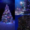 Kép 6/7 - Karácsonyi Napelemes Tündérfény Égősor Távirányítóval - 100 LED - színes