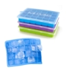 Kép 1/7 - 3 darabos szilikon jégkockakészítő-és tartó szett - 6x4 kocka