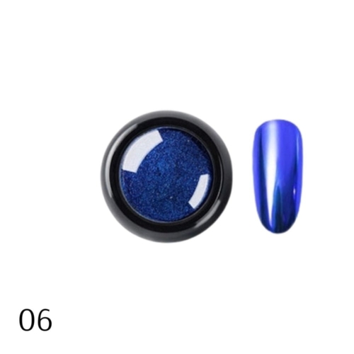 Króm pigmentpor szett aplikátorral - 6 Kék