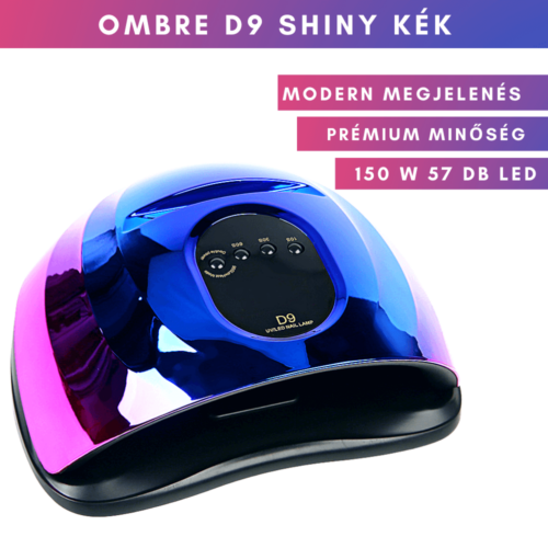 Ombre D9 Shiny UV/LED műkörmös lámpa Kék