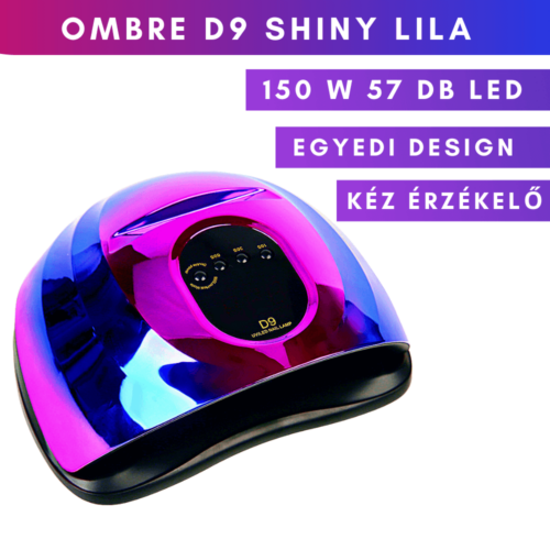 Ombre D9 Shiny UV/LED műkörmös lámpa - Fényes lila