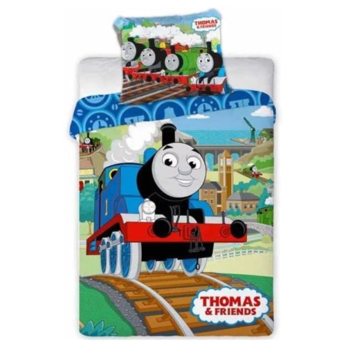 Thomas és barátai Gyerek ágyneműhuzat - 100×135 cm - 40×60 cm - 11-26090