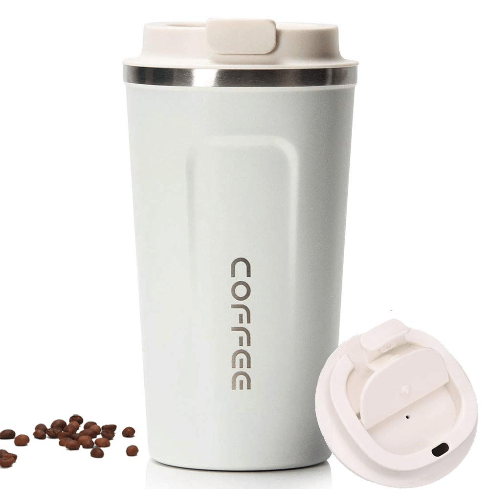 Coffee utazó termosz bögre - 510 ml - fehér